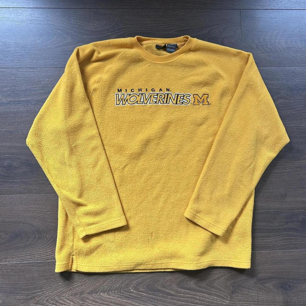 American Vintage Men's Yellow and Blue Sweatshirt